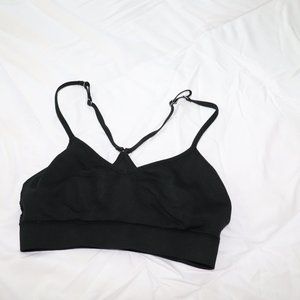 Victoria’s Secret PINK sports bra, Size S, black bralette